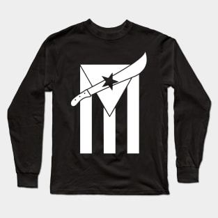 Puerto Rico Machetero Independent Puerto Rican Nationalist Long Sleeve T-Shirt